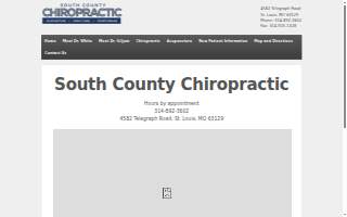 South County Chiropractic of Mehlville website