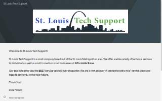 St. Louis Tech Support website