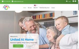 United At Home website