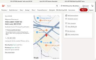 Walgreens Pharmacy of Mehlville website