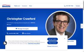 Christopher Crawford American Family Insurance website
