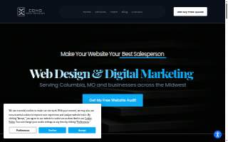 COMO Web Designs website