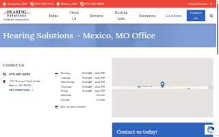 Hearing Solutions website