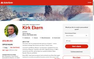 Kirk Ekern - State Farm Insurance Agent website