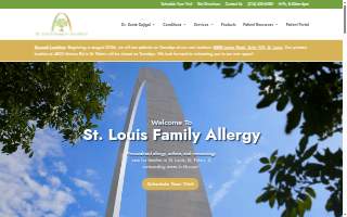 St. Louis Family Allergy of Mexico website