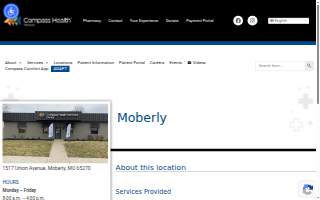 Compass Health Network of Moberly website