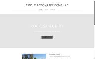 Gerald Botkins Trucking, LLC website