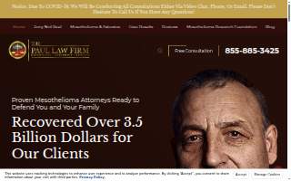 The Paul Law Firm, P.C. website