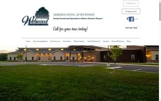 Webwood Assisted Living website