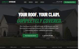 Complete Coverage Roofing LLC website