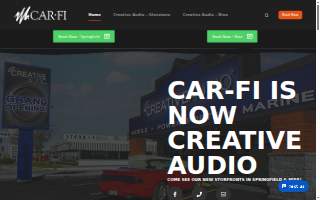 Creative Audio website