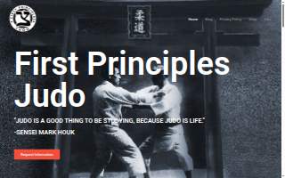 First Principles Judo website