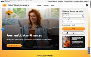 Great Southern Bank website