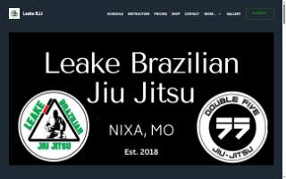 Leake Brazilian Jiu Jitsu website
