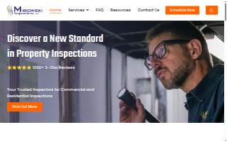 Mirowski Inspections website