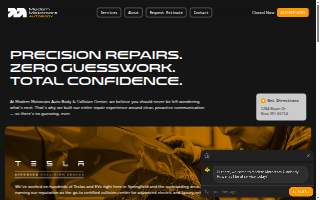 Modern Motorcars Autobody website