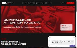 Modern Motorcars Detail website