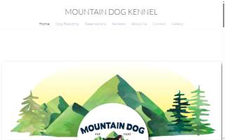 Mountain Dog Kennel website