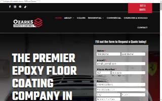 Ozarks Concrete Coatings of Nixa website