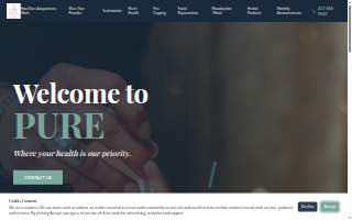Pure Holistic Health Clinic of Nixa website