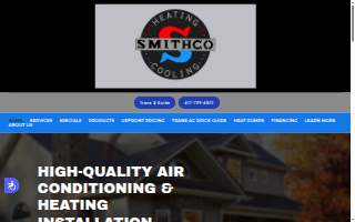 SmithCo Mechanical Heating & Cooling website