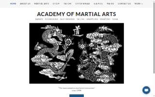 Academy of Martial Arts website