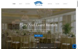 Belmont Party Rentals of Maplewood website