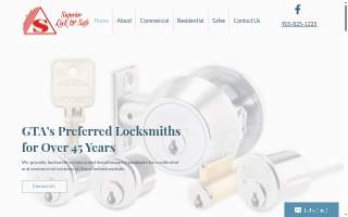 Commercial Safe and Lock website
