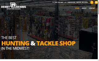 Denny Dennis Sporting Goods website