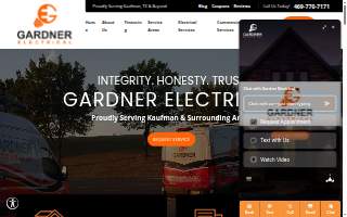 Gardner Electrical Services website