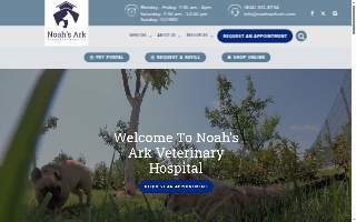 Noah's Ark Veterinary Office website