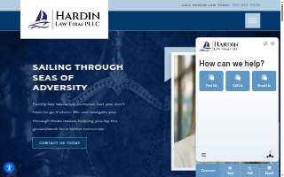 The Hardin Law Firm LLC website
