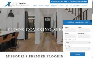 XL Flooring of Oakville website