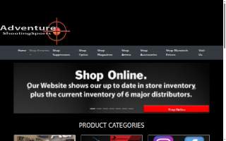 Adventure Shooting Sports website