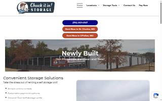 Chuck It In! Storage - O'Fallon website