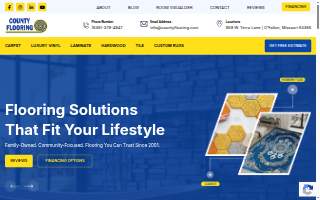 County Flooring website