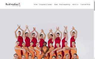 Fluid Motion Dance Academy website