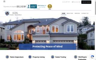 KDL Home Inspection website