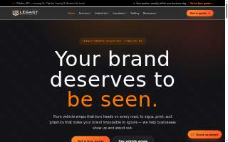 Legacy Graphic Solutions website