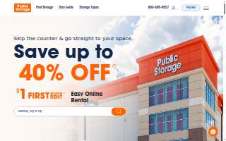 Public Storage of O'Fallon website