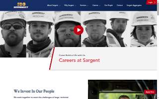 Sargent Photography website