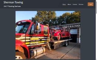 Sherman Towing Services of O'Fallon website