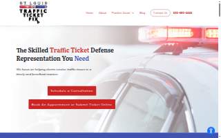 St. Louis Traffic Ticket Fix LLC website