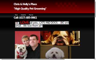 Chris and Holly's Place website