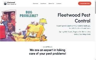 Fleetwood Pest Control website