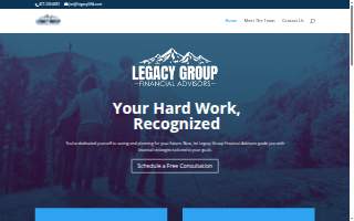 Legacy Group Financial Advisors - Joe Boyd website
