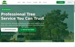 Mike's Tree Service website