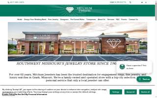 Mitchum Jewelers website