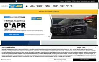 Ozark Chevrolet website