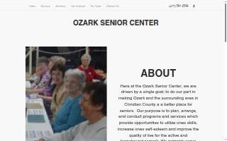 Ozark Senior Center website